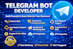 develop a custom telegram bot with advanced automation features