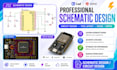 do schematic pcb design, schematic diagram, kicad pcb design, schematic layout