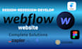 automate your webflow website with zapier, make, airtable and apis, outseta