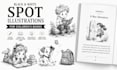 create custom spot illustrations for childrens books KDP amazon illustrations
