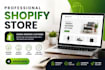 create, customize, redesign, or fix your shopify store professionall