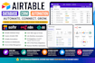 setup airtable database airtable crm airtable automation softr webapp n8n ai
