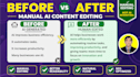 manually edit and humanize ai generated content