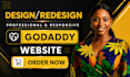 godaddy website design godaddy website redesign develop godaddy website design