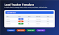 build a custom google sheets CRM and lead tracker