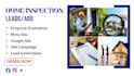 run targeted home inspection leads, meta ads, google ads,