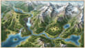 illustrate hiking trail maps and adventure tourism maps