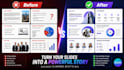 design canva pitch deck, presentation template for business