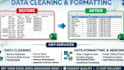 clean, merge, split, and format excel data