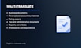 translate english to indonesian business, finance, and policy documents