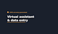 do data entry that help you to carry on the other process