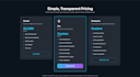 design and build a modern responsive landing page using react and tailwind CSS