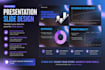 design professional presentation slides for pitch decks and courses