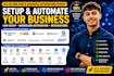 setup kickserv knowify buildxact coconstruct builder prime CRM automation
