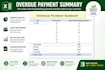 create a custom excel invoice and payment tracking system