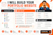 build a modern portfolio website to showcase your work