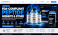 do fda compliant peptide website research wordpress woocomerce peptide website