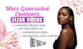 create clear ugc video, create cinematic video, campaign ads, apps discovery ugc