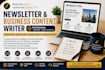 seo blog posts, articles, website, newsletters content