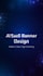 design ai saas website hero section or web banner