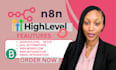 gohighlevel setup n8n automation and email integration on brevo or convertkit
