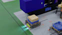 create 3d industrial animation amr agv warehouse automation logistic animation
