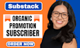 do substack promotion substack setup, substack subscriber substack newsletter