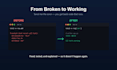 fix your python and java script bugs and write automation scripts