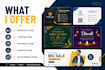 design professional business cards and digital card