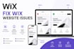fix wix website errors, mobile responsiveness, layout issues
