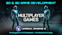 develop 2d, 3d, and multiplayer games in unreal engine 5