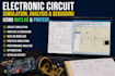 electronic circuit simulation, analysis and debugging using matlab and proteus