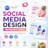 design an amazing insta and facebook social media post in 24 hrs