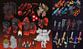 create custom 3d  mob, weapon, texture, animation, minecraft tool in blockbench