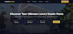 build a responsive front end landing page using HTML CSS js