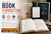 do book formatting, paperback formatting, kindle ebook formatting and layout