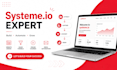 setup systeme io website kartra systeme io online course landing page clickunnel