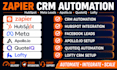 setup zapier hubspot crm facebook meta form integration apollo io quoteiq lofty