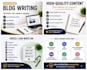 be your professional blog writer