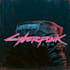 do typeface or typography cyberpunk, futuristic logo