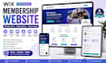 design wix membership website with member area and subscriptions