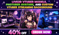 create live2d vtuber models, pngtuber avatars, and custom vtuber streaming