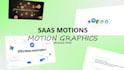 create 2d motion graphics, kinetic typography, and saas product promo video