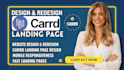 design carrd landing page carrd website redesign carrd website development carrd