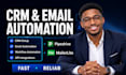 set up klaviyo mailerlite email automation, newsletters and landing pages