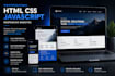 build a responsive HTML CSS javascript website