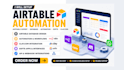 setup airtable database, softr webapp, airtable automation, airtable interface