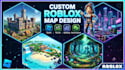 design a professional roblox map, environment, terrain, and game world