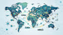 create infographic map, business map and presentation map illustration