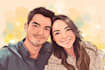 making a disney couple portrait illustration